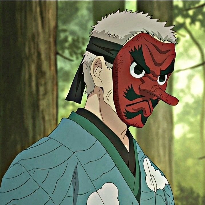 Sakonji Urokodaki former Water Hashira and Tanjiro's first mentor in Demon Slayer